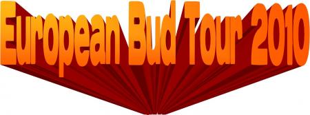 The European Bud Tour 2010 ist mit Bud-Mobil gestartet